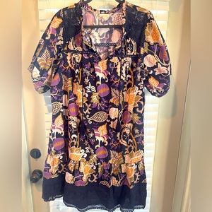 1X Floral Anthropologie Dress